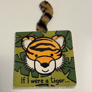 Retired - Jellycat “If I Were a Tiger…” Board Book | Touch & Feel | EUC